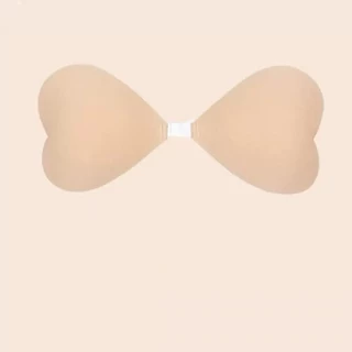 Cicishop(Bra8003) บราปิดจุกปีกนกรูปทรงหัวใจ กันน้ำ ซิลิโคนดันทรง กันเหงื่อ กาวเหนียวแน่น ใส่ได้หลายครั้ง