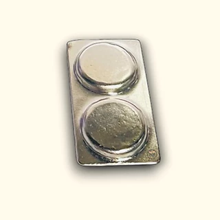 ⭐️แม่เหล็ก 2ช่อง ขนาด 40x20 mm ติดเครื่องหมายข้าราชการ ราคาถูก⭐️