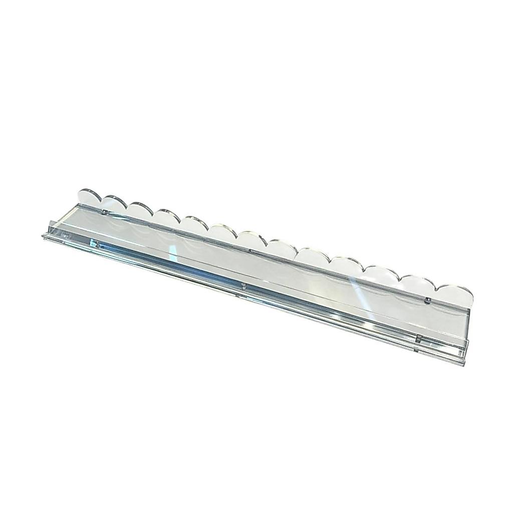 [qwnjto] Mahjong Push Ruler อุปกรณ์เสริมเกมอะคริลิคใสอุปกรณ์เสริมรูปคลื่นสําหรับเกมบนโต๊ะ