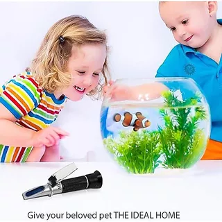 เครื่องวัดความเค็ม Salinity Refractometer 0~100% น้ำทะเล การประมง การตรวจจับคุณภาพน้ำในตู้ปลา