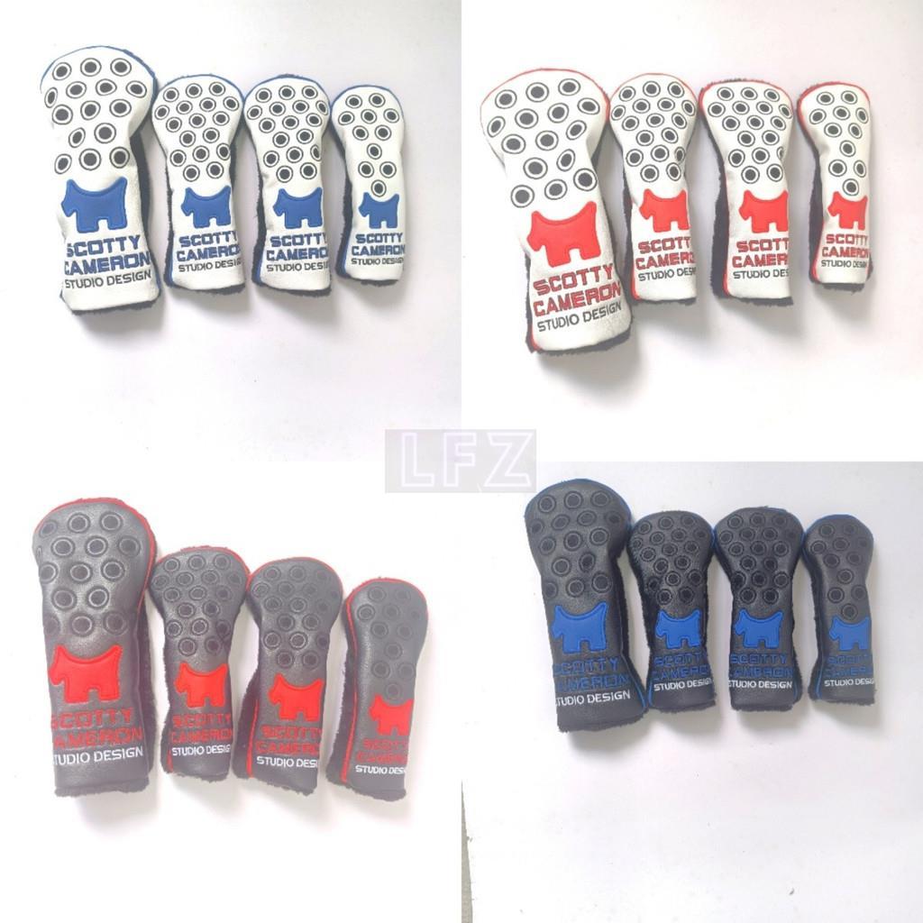 Golf Cameron Club Cover Wooden Club Cover No. 1 Iron Wood Club Head Protective Cap Putter Cover Unis