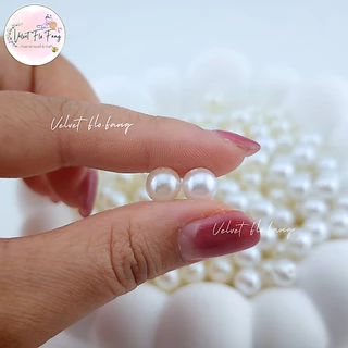 ลูกปัด ลูกปัดไข่มุก ขนาด 5 - 12 mm ลูกปัดพลาสติก ทรงกลม สําหรับงานDIY งานเครื่องประดับ