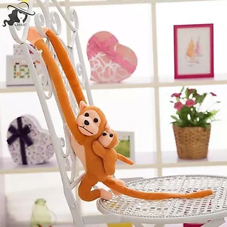 Lishu 60 ซม.แขนยาวหางลิงตุ๊กตา Plush ผ้าม่านเด็ก Sleeping Appease สัตว์ของเล่นรถตกแต่งวันวาเลนไทน์ Gi th