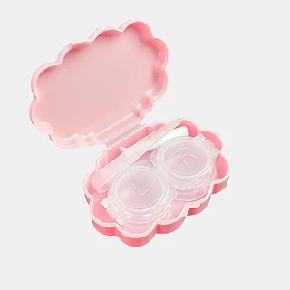 2ชิ้นลด10บาท Sweet bubbles กล่องใส่คอนแทคเลนส์ ข้างในมีตลับและที่คีบ Contact Lens Case