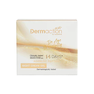 Dermaction Plus by Watsons เดอมาแอคชัน พลัส บาย วัตสัน เดอ เอจ เกรซฟูลลี่ ไนท์ ครีม เจล 45มล.