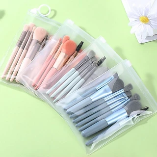 shiny.girl: พร้อมส่ง เซ็ตแปรงแต่งหน้า8ชิ้น​พร้อมถุง อุปกรณ์แต่งหน้า V5252