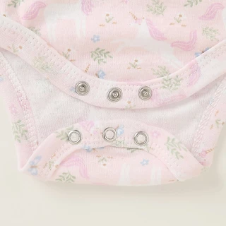 PAYI BABY-3 ชิ้น เด็กทารกน่ารักสาว ทารกแรกเกิดแขนสั้น ผ้าฝ้ายนุ่มบอดี้สูท