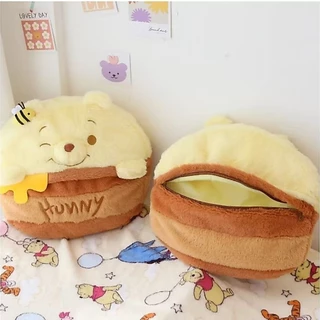 พร้อมส่งไม่ต้องพรี!!! หมอนผ้าห่ม น้องหมีพูห์ Pooh สุดน่ารัก ผ้าห่มนุ่มนิ่ม ขนาด 100×150 ซม. ผืนใหญ่จุใจ ส่งจากไทย~