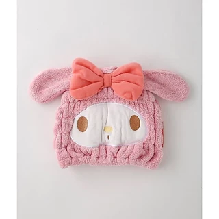 หมวกคลุมผม ผ้าไมโครไฟเบอร์ | ซับน้ำดี แห้งเร็ว | Sanrio, Disney | หมวกเช็ดผม หลังอาบน้ำ(Cinnamoroll ผมยาว)