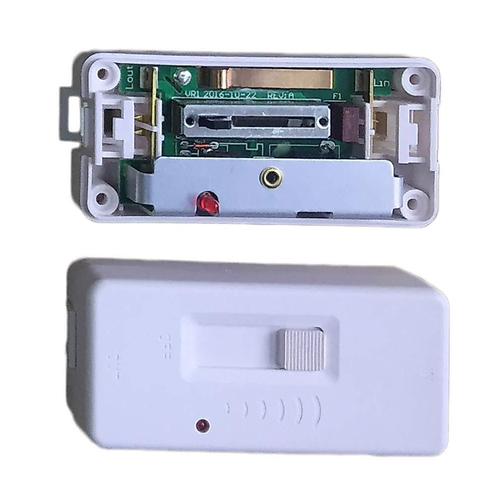 Esonpinzv UL Listed Through-Cord Slide Full-Dimmer Switch, Full Range Dimmer Switch สําหรับหรี่แสงได