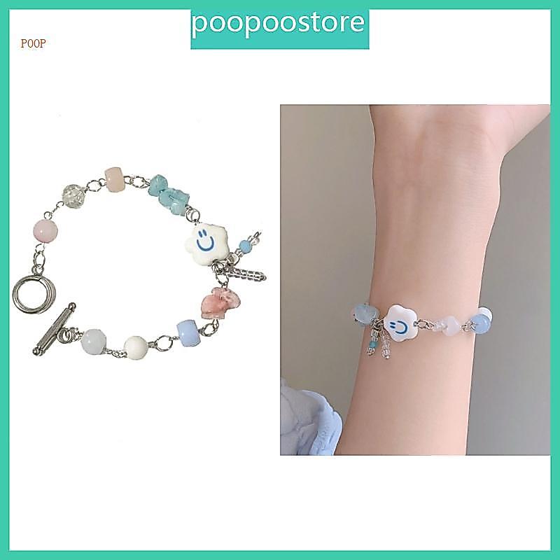 POOP Cloud Charm Handmade Wristwear กําไลข้อมือแฟชั่นผู้หญิง Y2K เครื่องประดับ