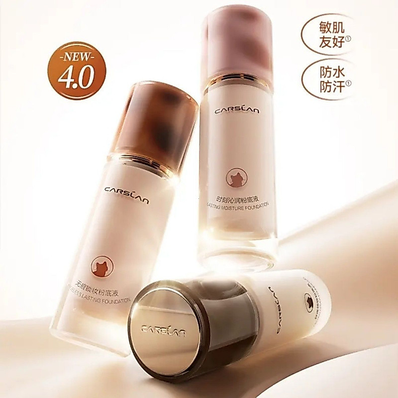 CARSLAN CARSLAN4.0 Little Kitten Liquid Foundation CARSLAN Oil Control Liquid Foundation คอนซีลเลอร์