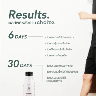 choize อาหารคลีนในขวด เซ็ทคละรส 6 ขวด อาหารทดแทนมื้ออาหาร โปรตีนจากพืชและเวย์