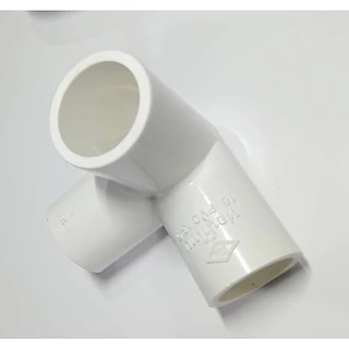 สามทางมุมสีขาว ข้อต่อสามทางฉาก PVC สีขาว ยี่ห้อ ท่อน้ำไทย ขนาด 1/2 3/4 และ 1 " (4หุน 6หุน และ 1นิ้ว)