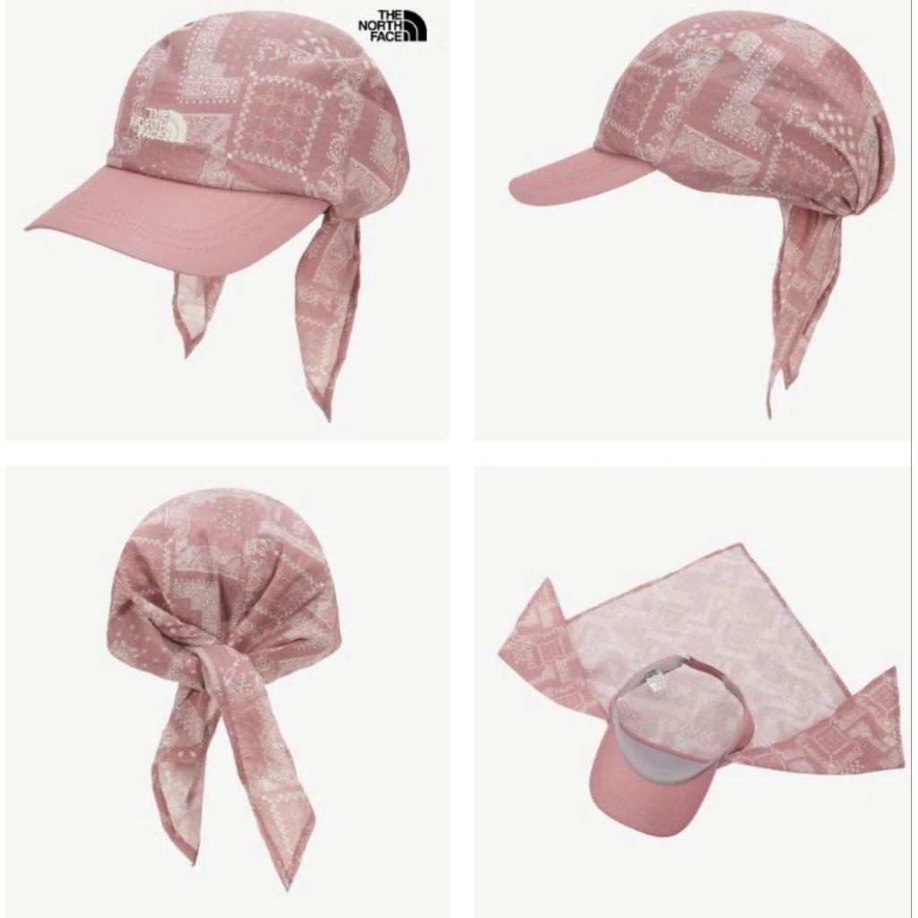 (พรีออเดอร์) หมวก The north face bandana pink