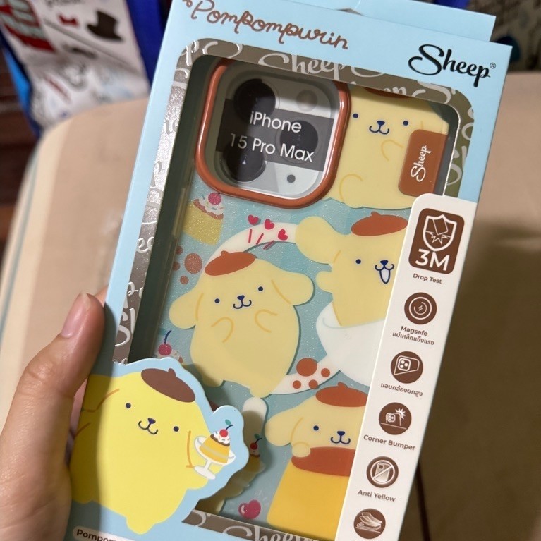 [ปลายทาง] เคส Apple Sheep ลาย pompompurin *ติดฟิลม์แล้ว