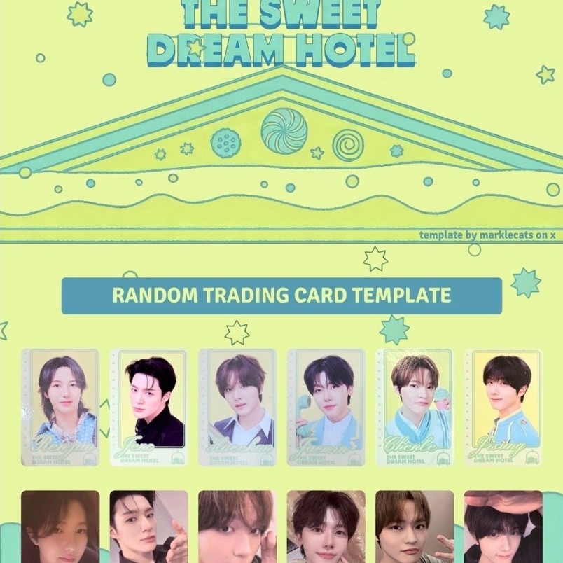 พร้อมส่ง ✅รอบหิ้ว trading card nctdream the sweet dream hotel
