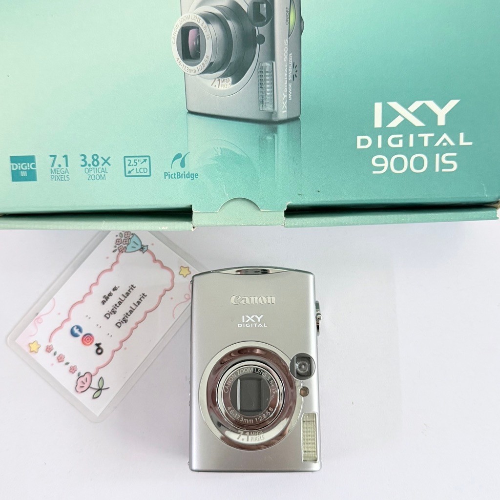 Canon ixy 900is ครบกล่อง (รุ่นน้องพั้นรักแมว) สภาพสวย