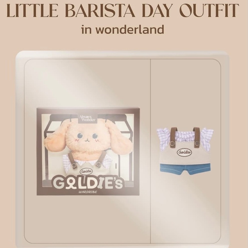 alwayswonder little barista outfit goldiewonder always wonder lingling kwong หลิงหลิง