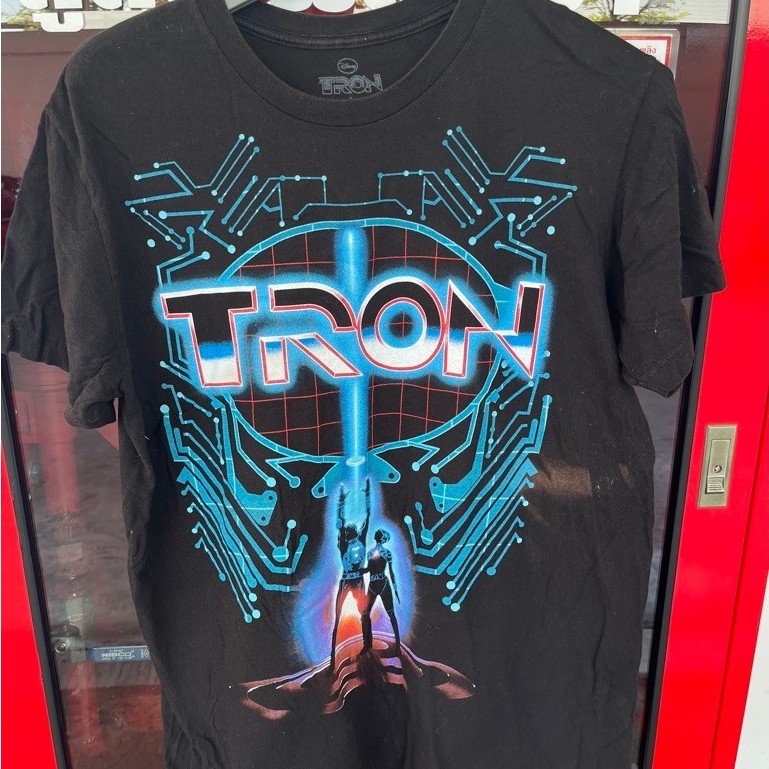 มือสอง เสื้อยืด Disney TRON Classic Film Poster