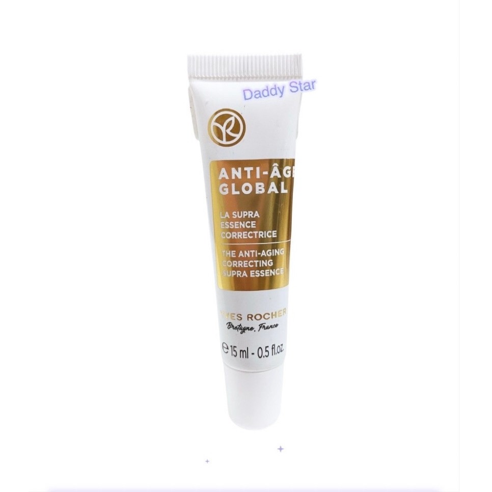 (แถม!!มาส์กหน้า59฿) Yves Rocher Anti-Age Global The Anti-Aging Correcting Supra Essence 15 ml. เนื้อเอสเซนส์สูตรเข้มข้น