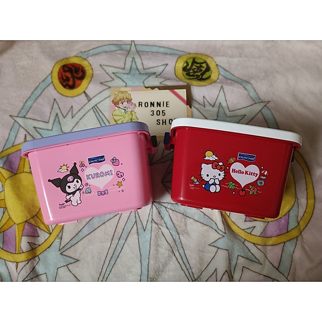 กล่องอเนกประสงค์ลายHello Kitty&Kuromi&Kiki lala พร้อมส่ง