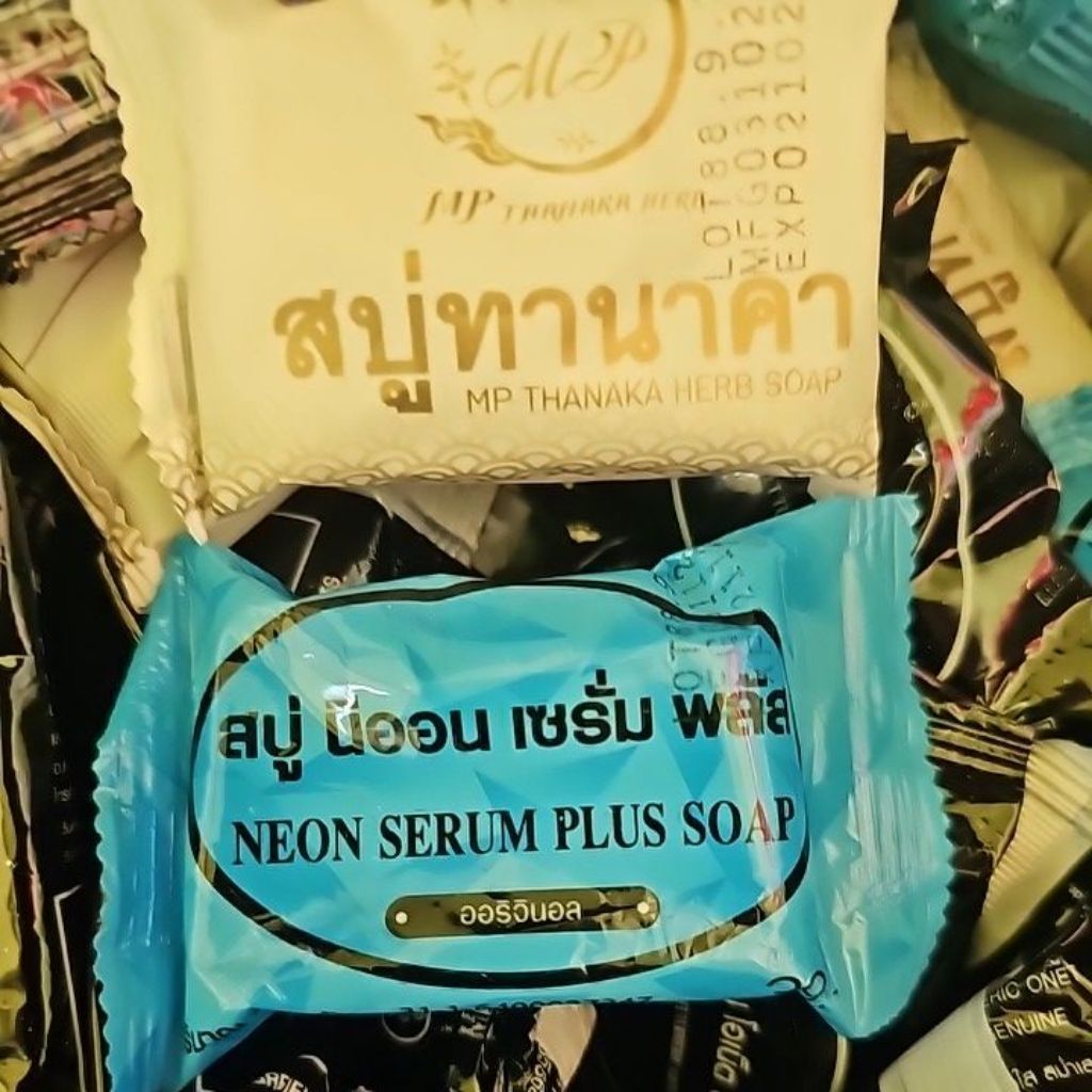 2 ก้อน ลดราคา สบู่ โอเนต นีออน ทานาคา onet mp thanaka neon soap 27g