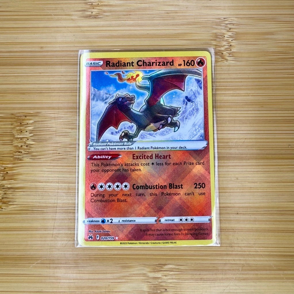Pokémon TCG Radiant Charizard #20/159 – Crown Zenith – Radiant Rare