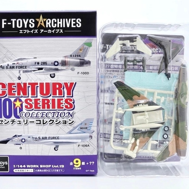 F-toys 1/144 เครื่องบิน North American F-100D Super Sabre ฝูงบินขับไล่ทางยุทธวิธี 308 กองทัพอากาศสหรัฐ เบอร์ 2B