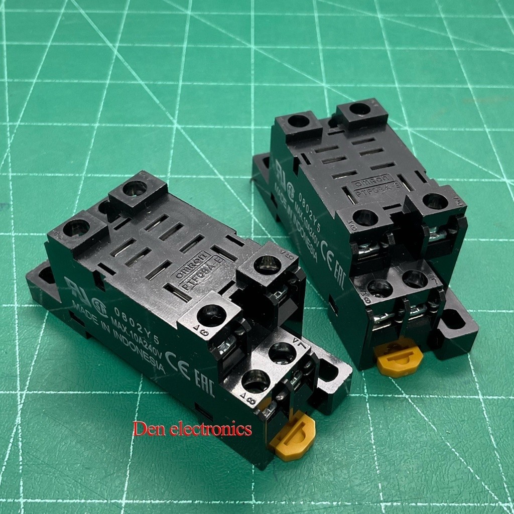 PTF08A-E Omron ซึ่งเป็นซ็อกเก็ตรีเลย์ LY2 LY2N ( Socket Relay ) แบบ 8 ขา ซ็อกเก็ต พร้อมส่ง