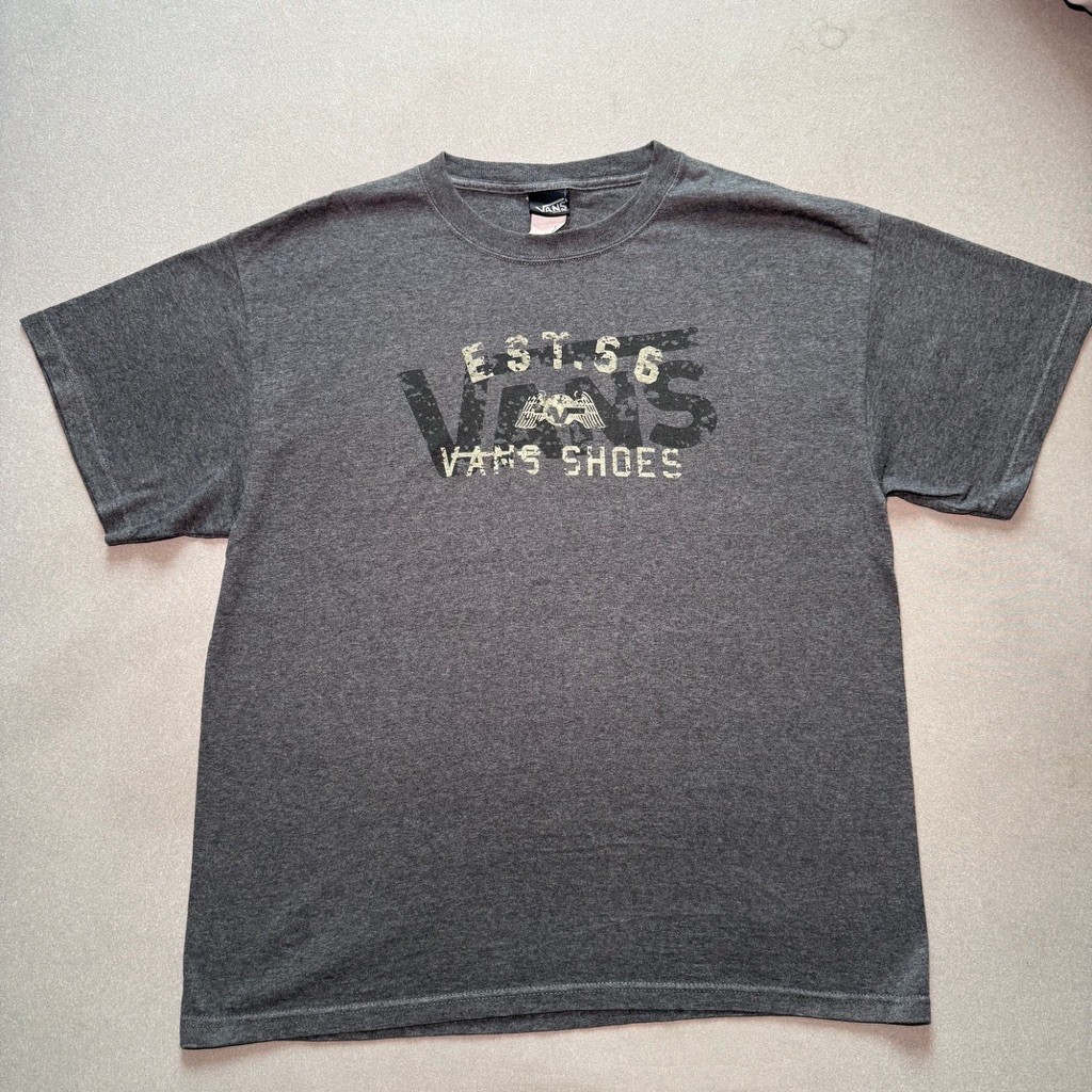 Vans มือสอง เสื้อยึดสภาพดี ยี่ห้อ Vans แบรนด์สเก็ต