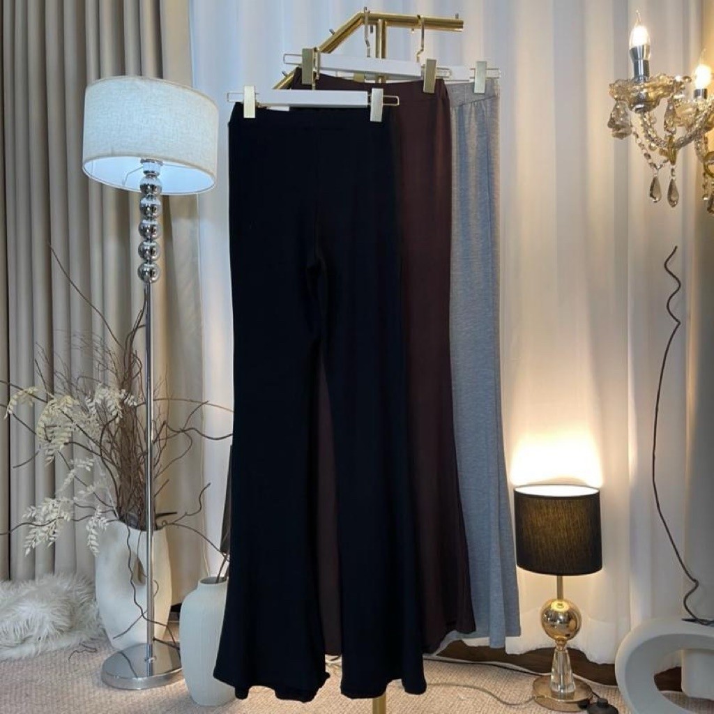 Jasmine -R303 กางเกงขายาวปลายขาแต่งกระดิ่งทรงสวยYN