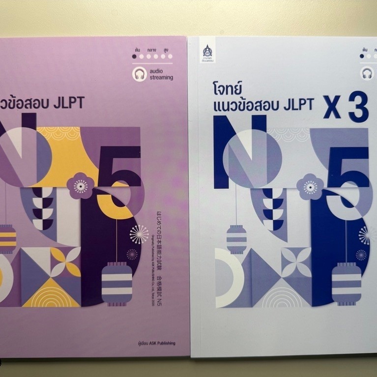 แนวข้อสอบ JLPT N5 + โจทย์แนวข้อสอบ JLPT N5 x3