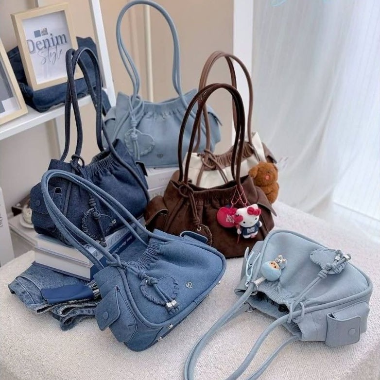 เติมสีช็อก หนังกลับ กระเป๋าสะพาย รุ่น Yollow จากร้าน ponyponyั