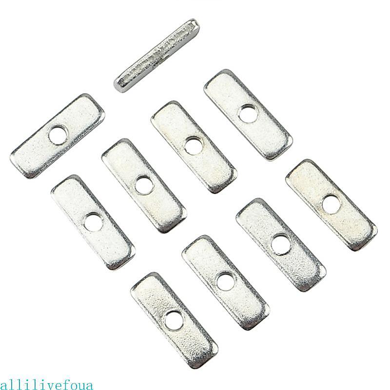 Allilivefoua 10 ชิ้นสําหรับ 0 1 Makerbeam XL T-nut Timing Belt Fixing สี่เหลี่ยมผืนผ้า Nut สําหรับ V