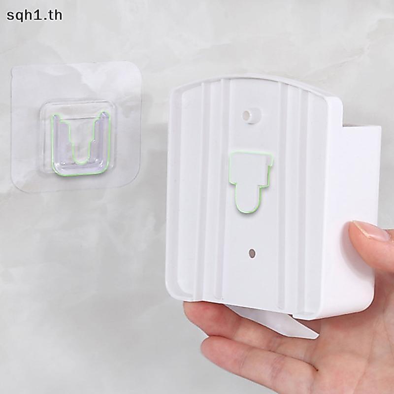 [MI] 1 ชิ้น Universal Air Conditioner Remote Holder สีขาวติดผนังกล่องจัดเก็บรีโมทคอนโทรลผู้ถือโทรศัพ