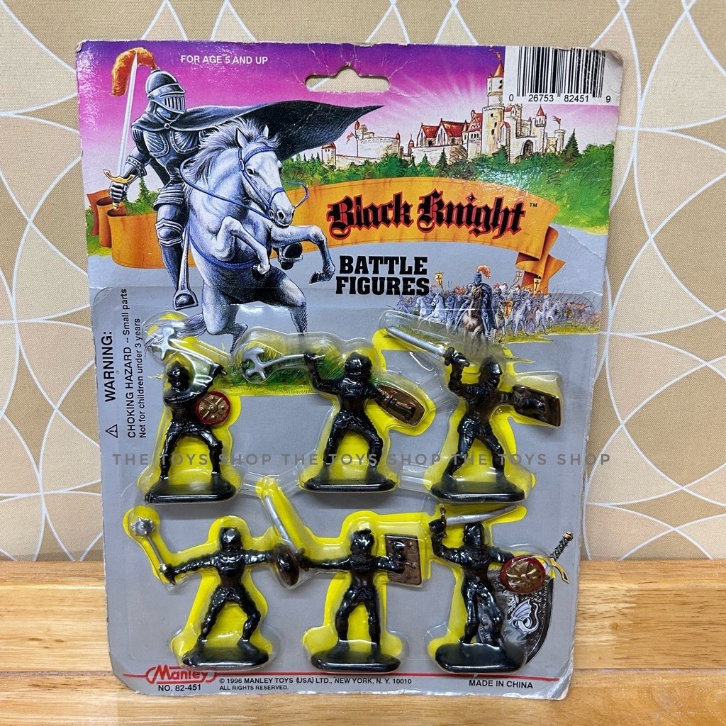 Vintage ของเล่นย้อนยุค (งานแผงยุค 90s)  ฟิกเกอร์ทหารอัศวิน 1996 Manley Toys(USA) Ltd.