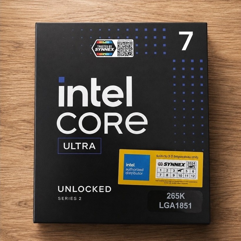 CPU (ซีพียู) INTEL CORE ULTRA 7 265K (INTEL SOCKET 1851) มือ2 (ประกันยาว)