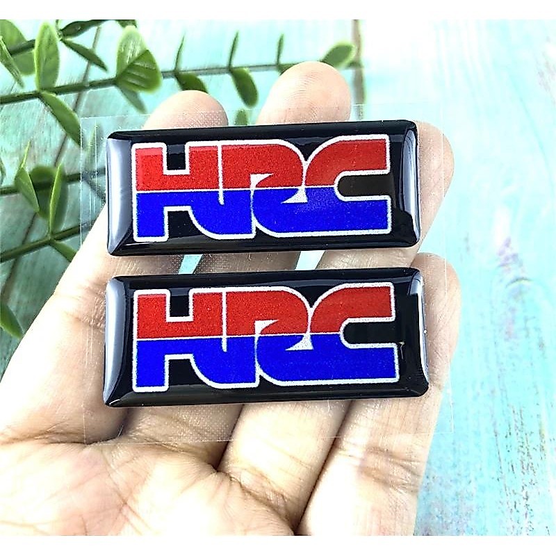 สติกเกอร์รถจักรยานยนต์ Wing โลโก้ HRC ถังหมวกกันน็อค Racing Decal สีแดงชุดสําหรับ Honda Cbr250r Xrv7