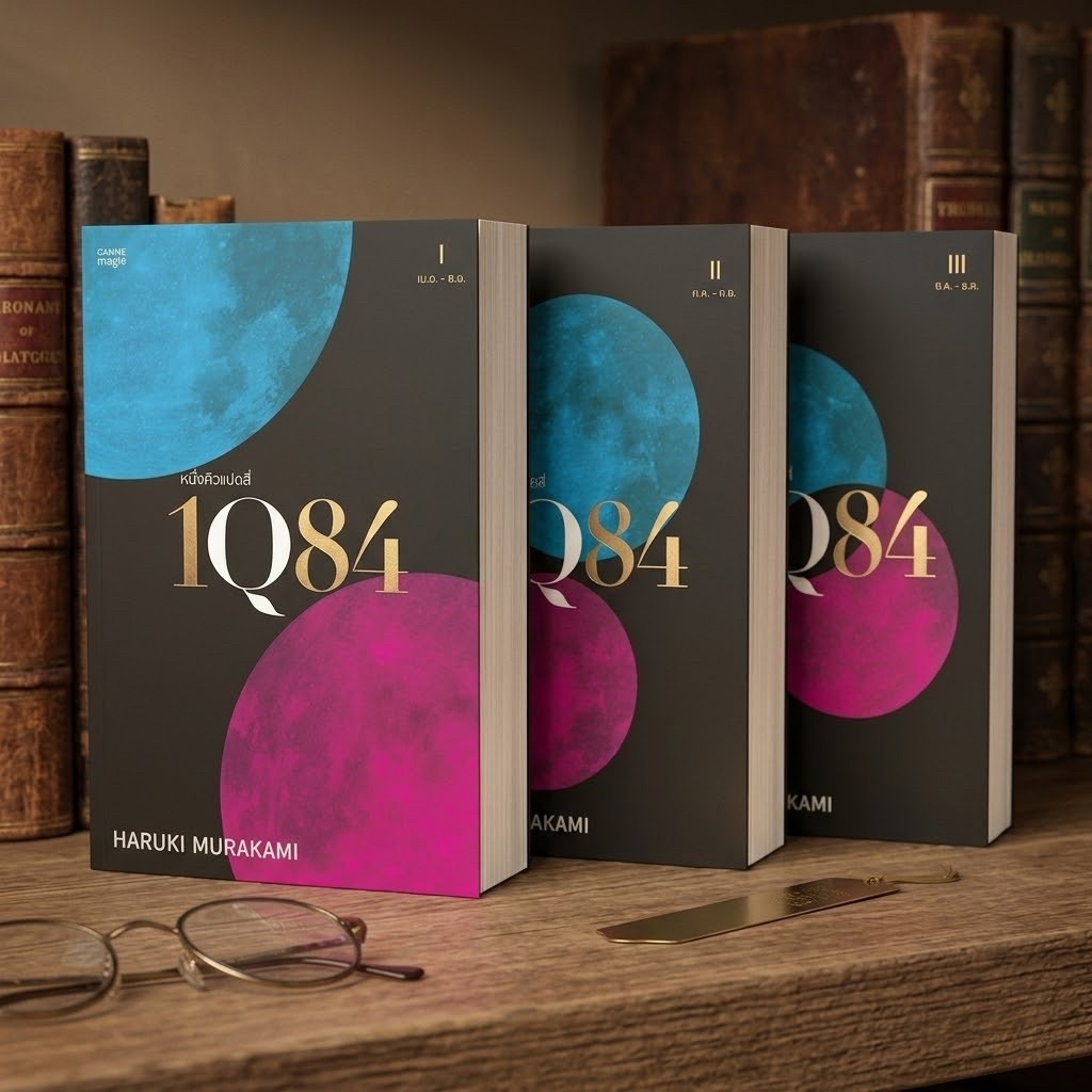 (SET 3 เล่ม ภาษาไทย) 1Q84 *ไม่มีกล่อง* : Haruki Murakami ฮารูกิ มูราคามิ