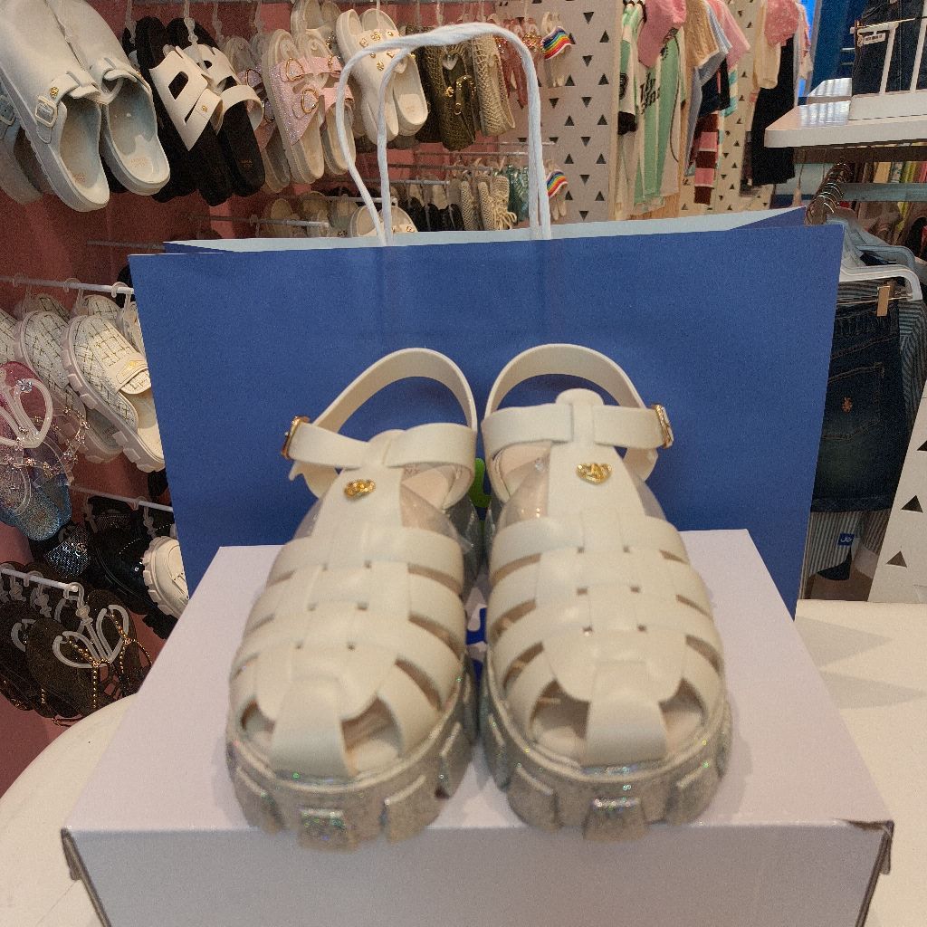 รองเท้ารัดส้น แบรนด์ JELLY BUNNY TEENA GLITTER