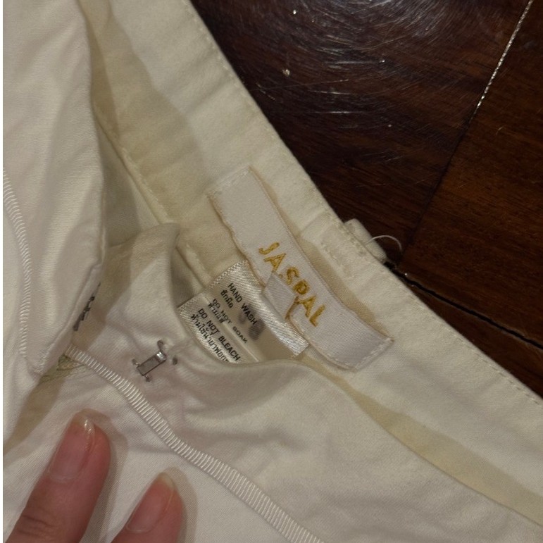 กางเกง slack Jaspal แท้ สี off white