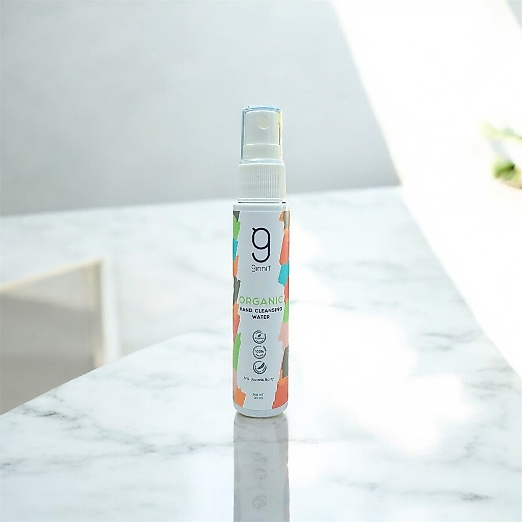Organic Hand Cleansing Water Spray 30ml สเปรย์ออแกนิคฆ่าเชื้อโรค ปราศจากแอลกอฮอล์ สามารถใช้ได้ตั้งแต