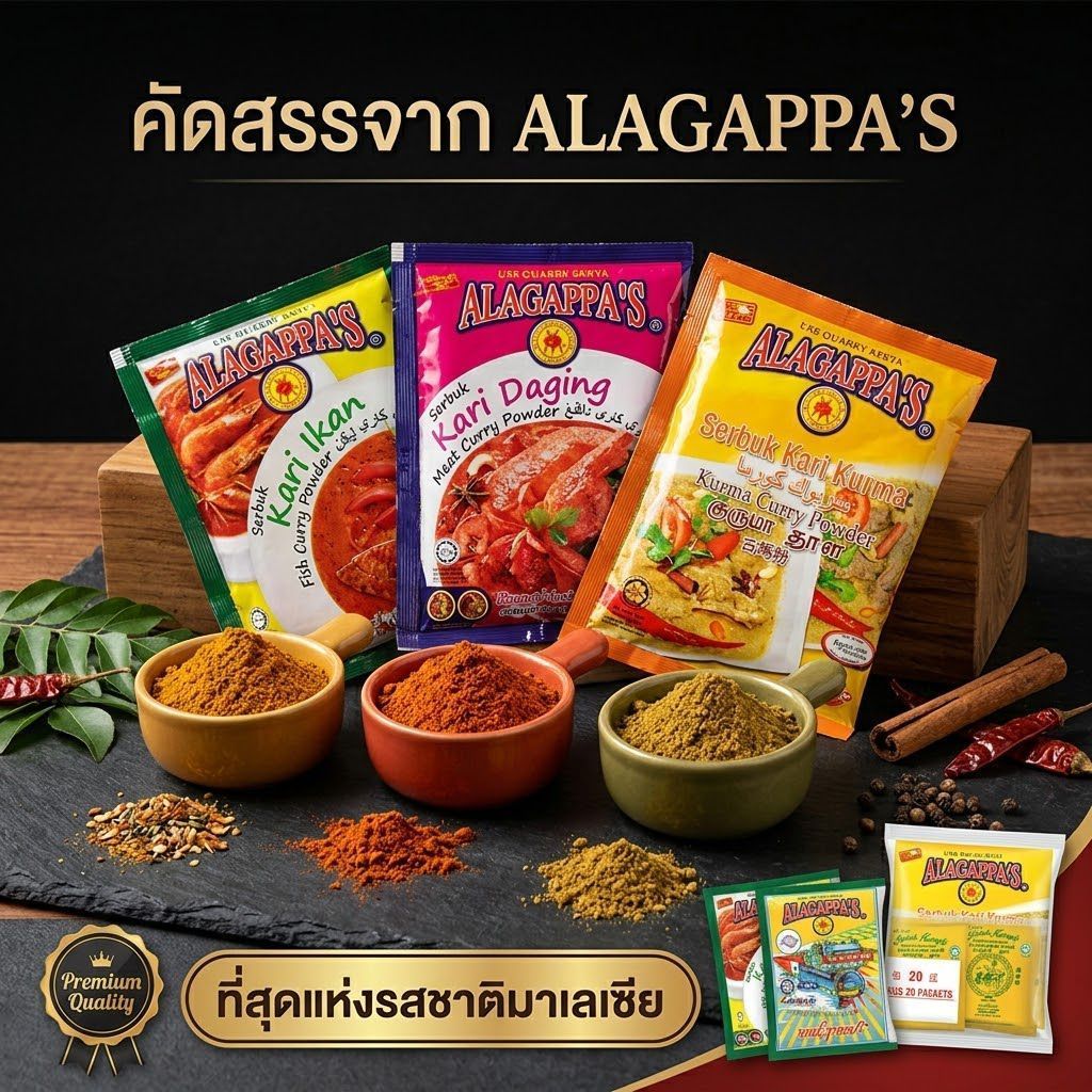 เครื่องแกง เครื่องแกงมาเลย์  ปลา เนื้อ ไก่ คละได้