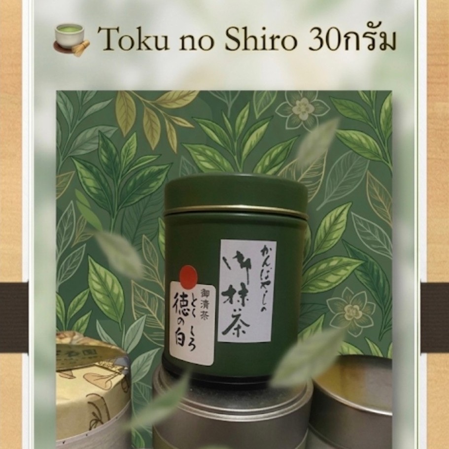 Ocha no Kanbayashi❤️พร้อมส่ง🍵 Toku no Shiro โทคุโนะชิโระ" (徳の白 -