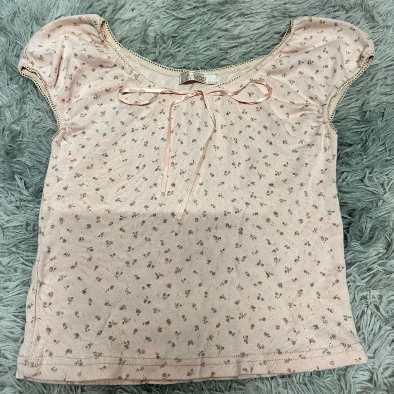 เสื้อแขนตุ๊กตาลายดอก Siwashop