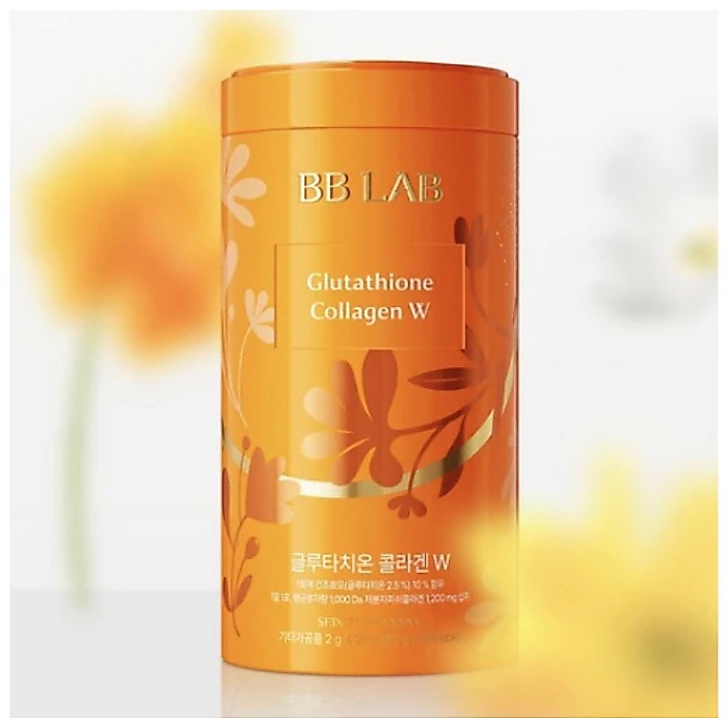 แท้💯🇰🇷BB LAB Glutathione Collagen Wสูตรเข้มข้น ผิวฉ่ำโกลว์อมชมพู 1กระปุก มี30ซอง หมดอายุ1/12/26