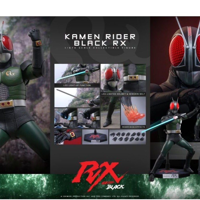 Hot Toys TMS179 Kamen Rider Black RX - Kamen Rider Black RX