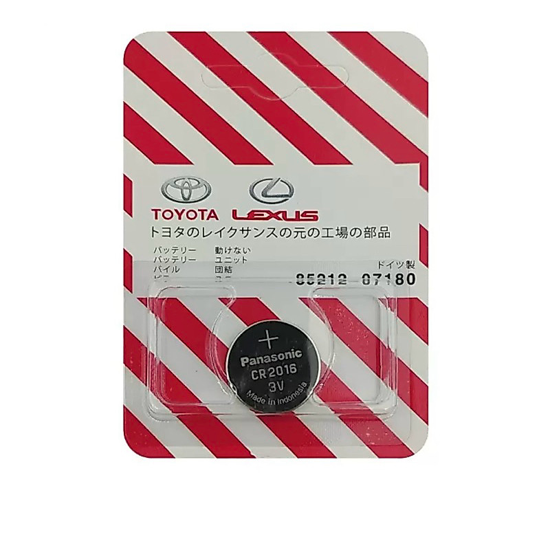 TOYOTA ถ่านรีโมทรถยนต์ CR2016 (แพค1ก้อน) ถ่านแท้