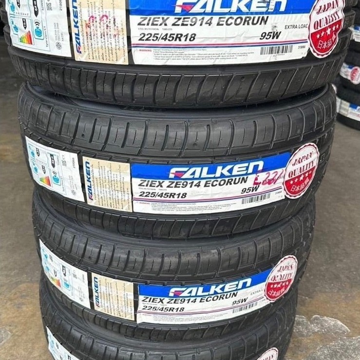 🚗🚓Falken 225/45/18 ZE914 ยางใหม่ปี24